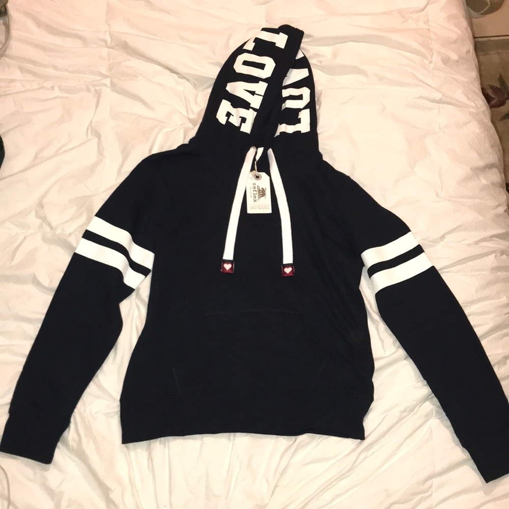 Navy Blue “Love” Hoodie